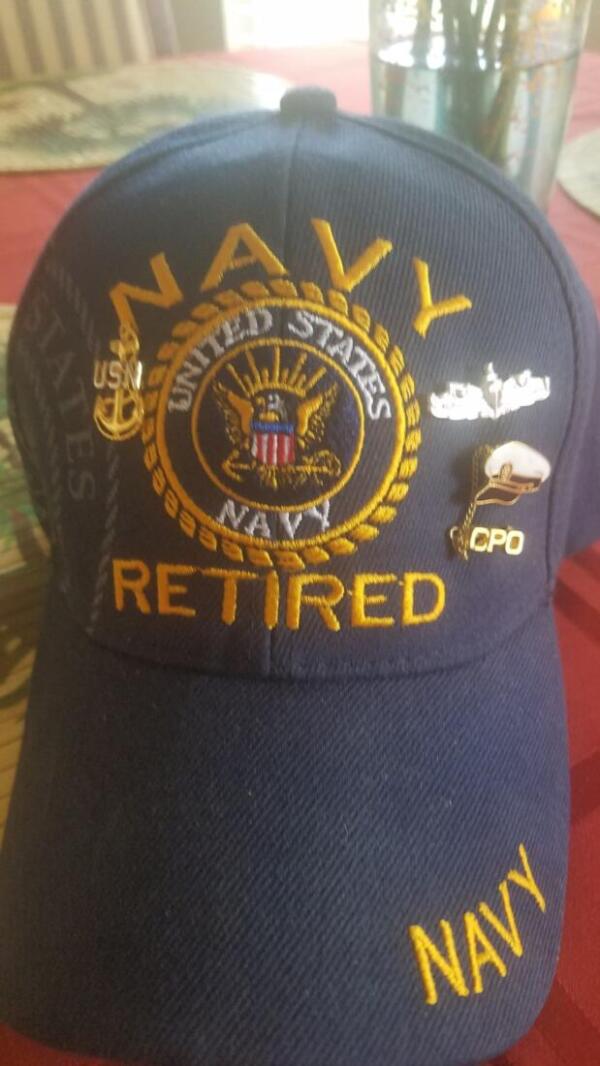 US Navy Retired ballcap