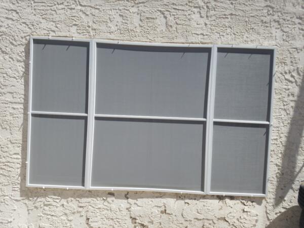 Picture window 6 paned sunscreen.  This screen is 8 ft x 5ft. 